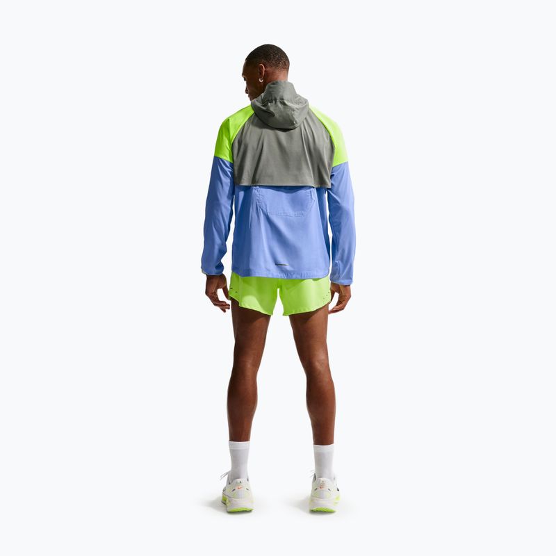 Geacă de alergare pentru bărbați Nike Impossibly Light Windrunner royal pulse/smoke grey/volt ice 3