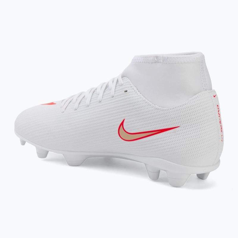 Încălțăminte de fotbal pentru bărbați Nike Mercurial Superfly 11 Club white/bright crimson/blur 3