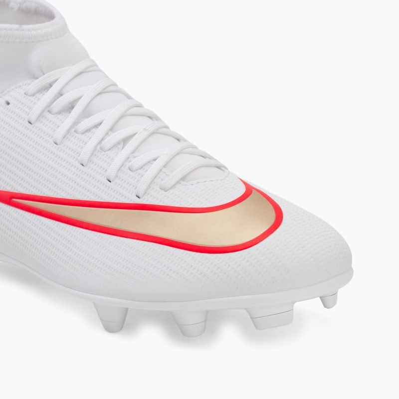 Încălțăminte de fotbal pentru bărbați Nike Mercurial Superfly 11 Club white/bright crimson/blur 7