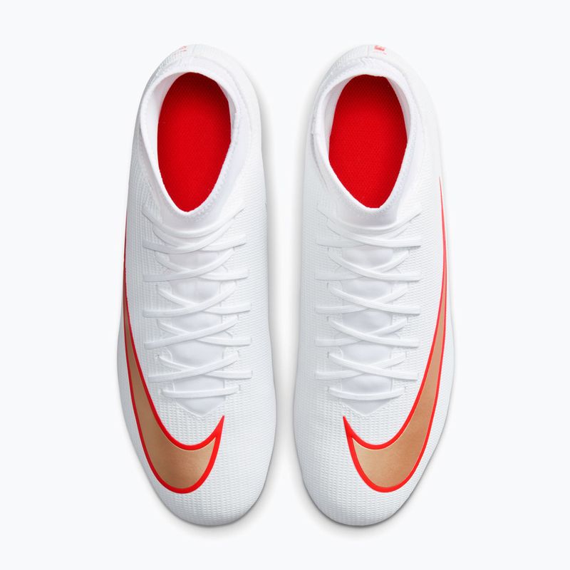 Încălțăminte de fotbal pentru bărbați Nike Mercurial Superfly 11 Club white/bright crimson/blur 3