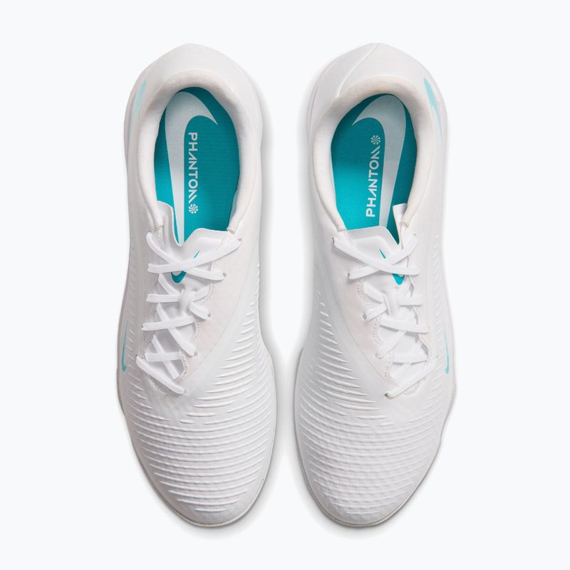 Încălțăminte de fotbal pentru bărbați Nike Phantom 6 Low Academy TF white/white/dusty cactus 4