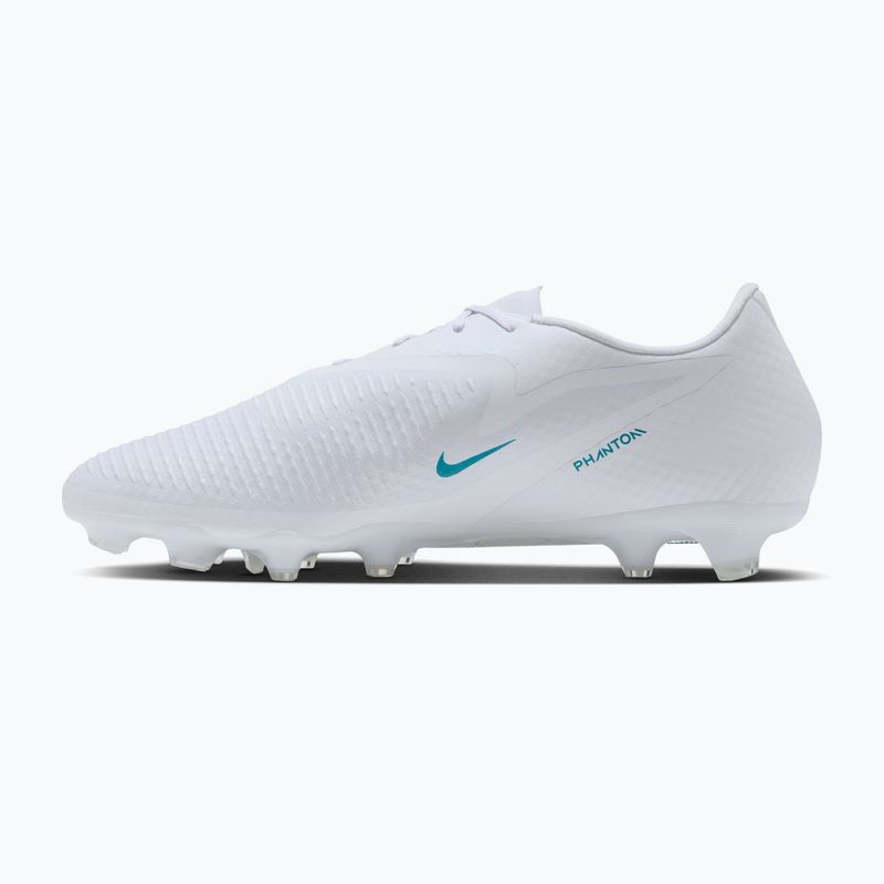 Încălțăminte de fotbal pentru bărbați Nike Phantom 6 Low Academy FG/MG white/white/dusty cactus 2