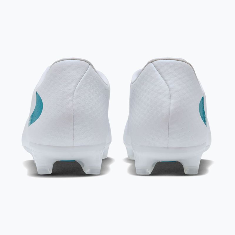 Încălțăminte de fotbal pentru bărbați Nike Phantom 6 Low Academy FG/MG white/white/dusty cactus 5