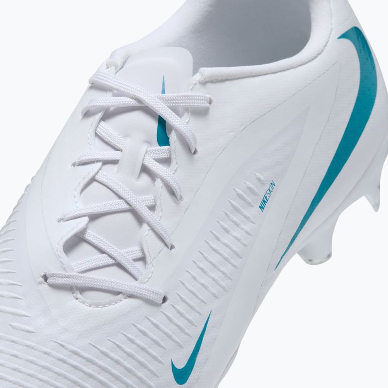 Încălțăminte de fotbal pentru bărbați Nike Phantom 6 Low Academy FG/MG white/white/dusty cactus 6