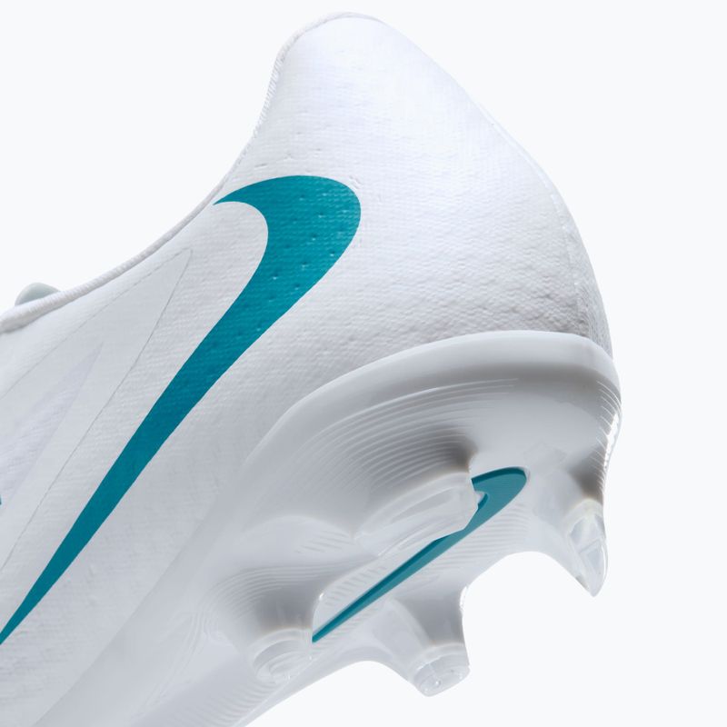 Încălțăminte de fotbal pentru bărbați Nike Phantom 6 Low Academy FG/MG white/white/dusty cactus 7