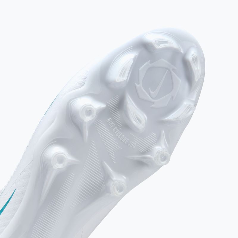 Încălțăminte de fotbal pentru bărbați Nike Phantom 6 Low Academy FG/MG white/white/dusty cactus 8