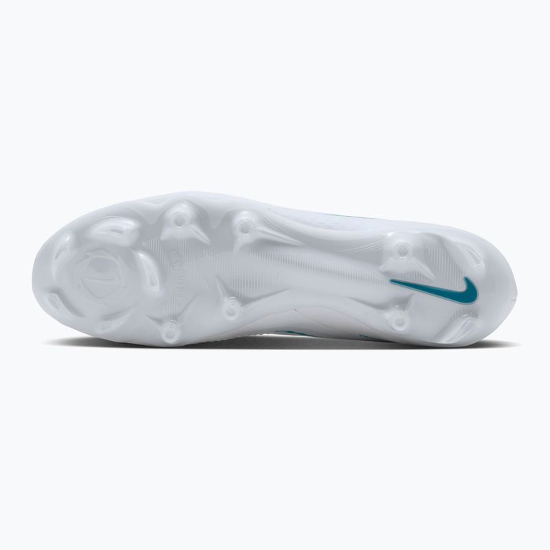 Încălțăminte de fotbal pentru bărbați Nike Phantom 6 Low Academy FG/MG white/white/dusty cactus 9
