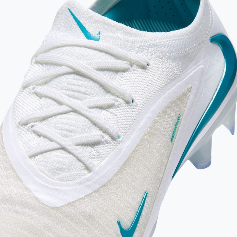 Încălțăminte de fotbal pentru bărbați Nike Phantom 6 Low Elite FG white/white/dusty cactus 6