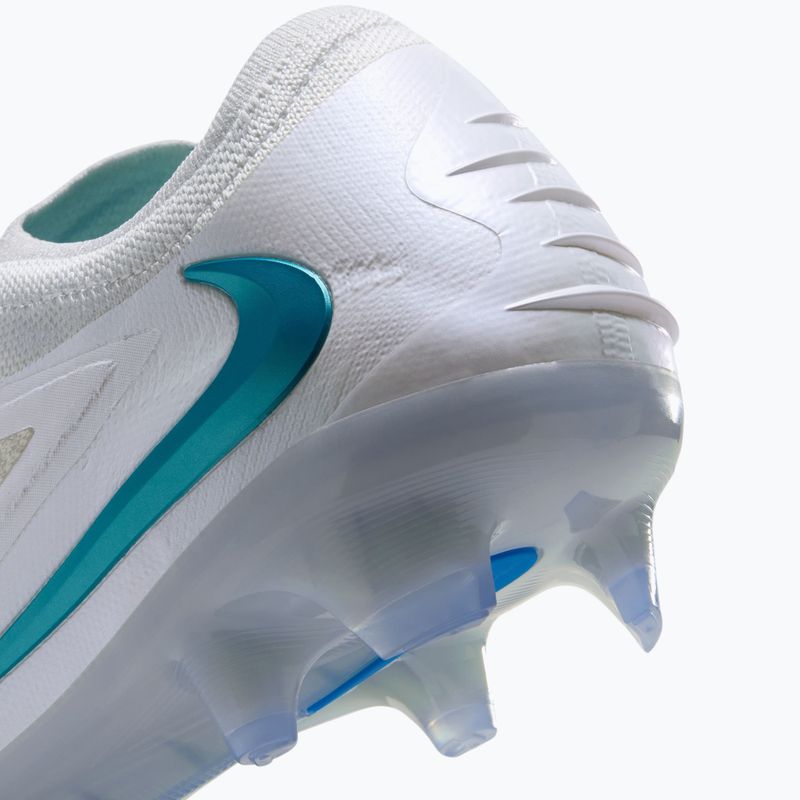 Încălțăminte de fotbal pentru bărbați Nike Phantom 6 Low Elite FG white/white/dusty cactus 7