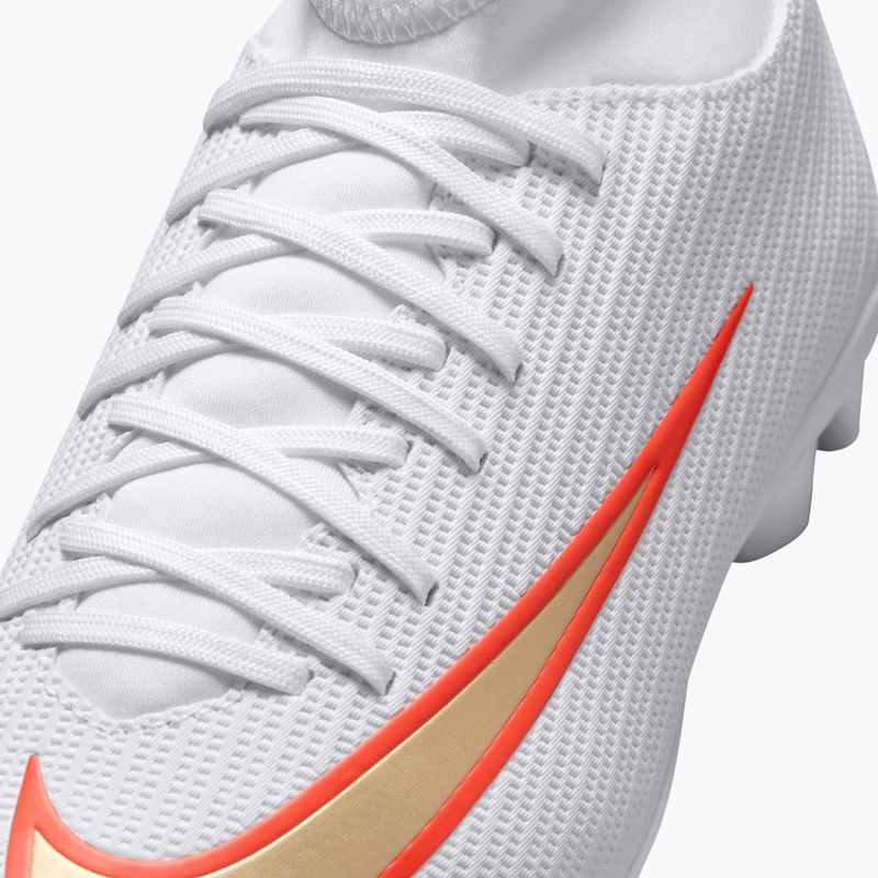 Încălțăminte de fotbal pentru copii Nike Jr. Mercurial Superfly 11 Club white/bright crimson/blur 6