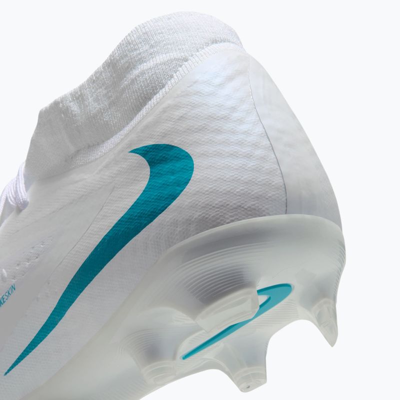 Încălțăminte de fotbal pentru bărbați Nike Phantom 6 High Academy FG/MG white/white/dusty cactus 8