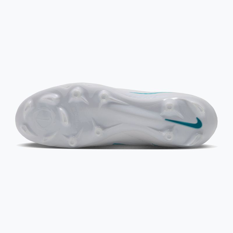 Încălțăminte de fotbal pentru bărbați Nike Phantom 6 High Academy FG/MG white/white/dusty cactus 9