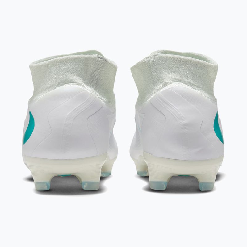 Încălțăminte de fotbal pentru bărbați Nike Phantom 6 High Pro FG white/white/dusty cactus 4