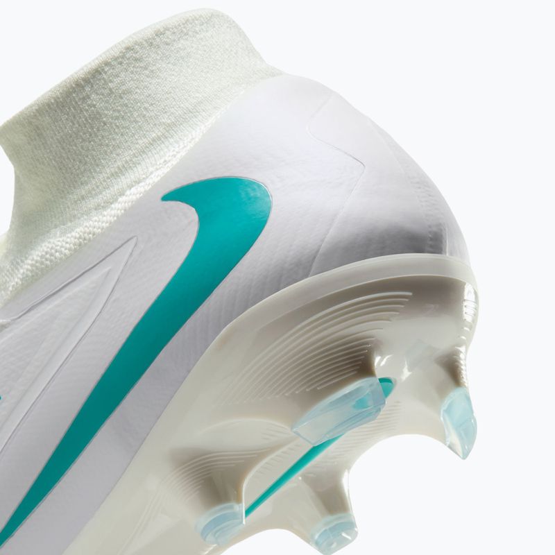 Încălțăminte de fotbal pentru bărbați Nike Phantom 6 High Pro FG white/white/dusty cactus 6