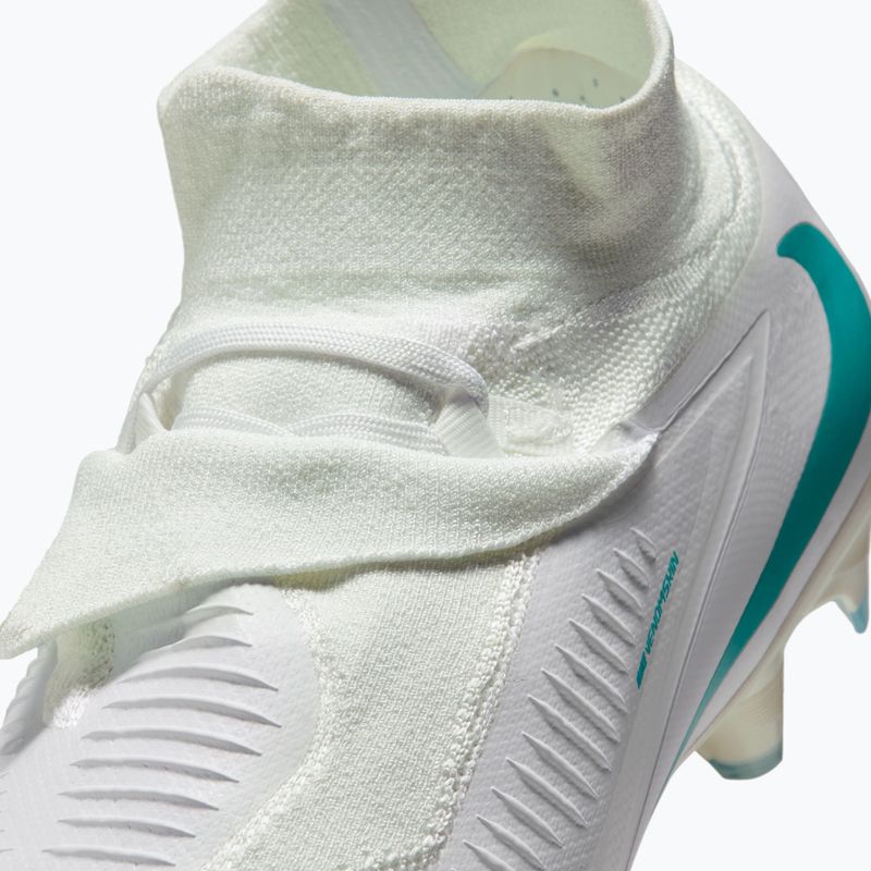 Încălțăminte de fotbal pentru bărbați Nike Phantom 6 High Pro FG white/white/dusty cactus 7