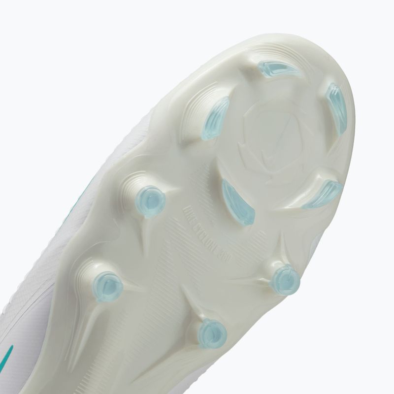 Încălțăminte de fotbal pentru bărbați Nike Phantom 6 High Pro FG white/white/dusty cactus 8