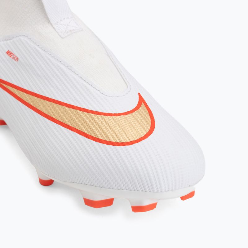 Încălțăminte de fotbal pentru copii Nike Jr. Mercurial Superfly 11 Academy white/bright crimson/blur 7