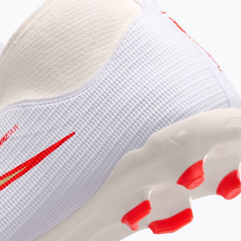 Încălțăminte de fotbal pentru copii Nike Jr. Mercurial Superfly 11 Academy white/bright crimson/blur 6