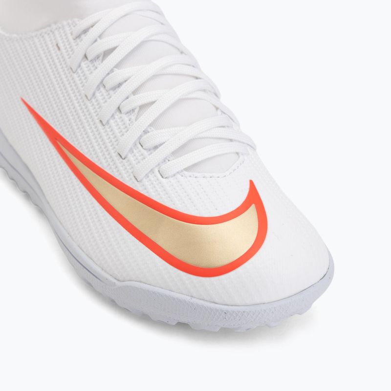 Încălțăminte de fotbal pentru copii Nike Jr. Mercurial Superfly 11 Club white/bright crimson/blur 7