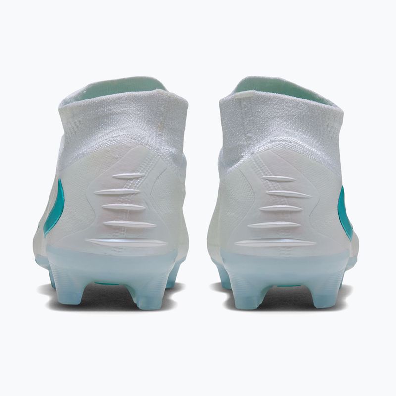 Încălțăminte de fotbal pentru bărbați Nike Phantom 6 High Elite FG white/white/dusty cactus 5