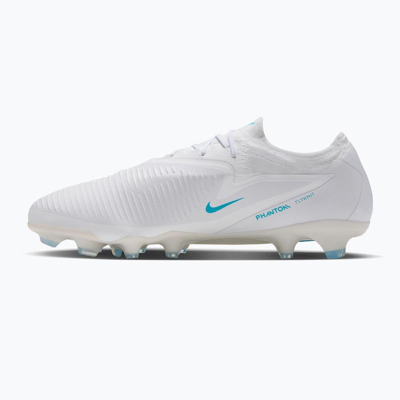 Încălțăminte de fotbal pentru bărbați Nike Phantom 6 Low Pro FG white/white/dusty cactus 2