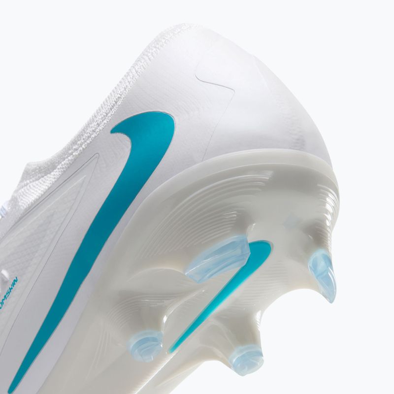 Încălțăminte de fotbal pentru bărbați Nike Phantom 6 Low Pro FG white/white/dusty cactus 8