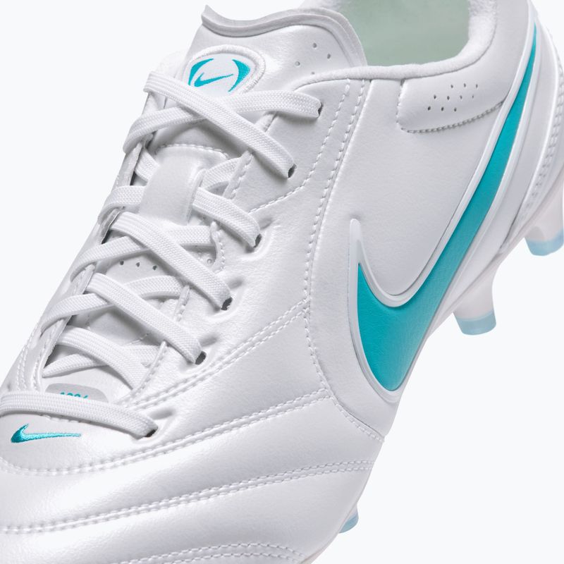 Încălțăminte de fotbal pentru bărbați Nike Tiempo Ligera Pro FG white/white/energy 6