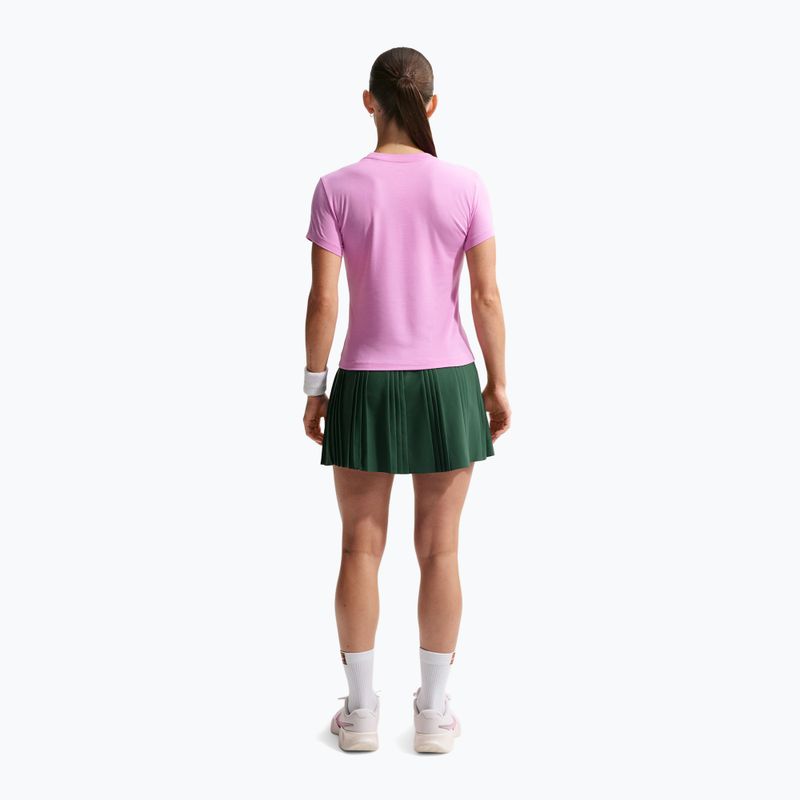 Tricou de tenis pentru femei Nike Court Heritage light magenta/pink foam 3