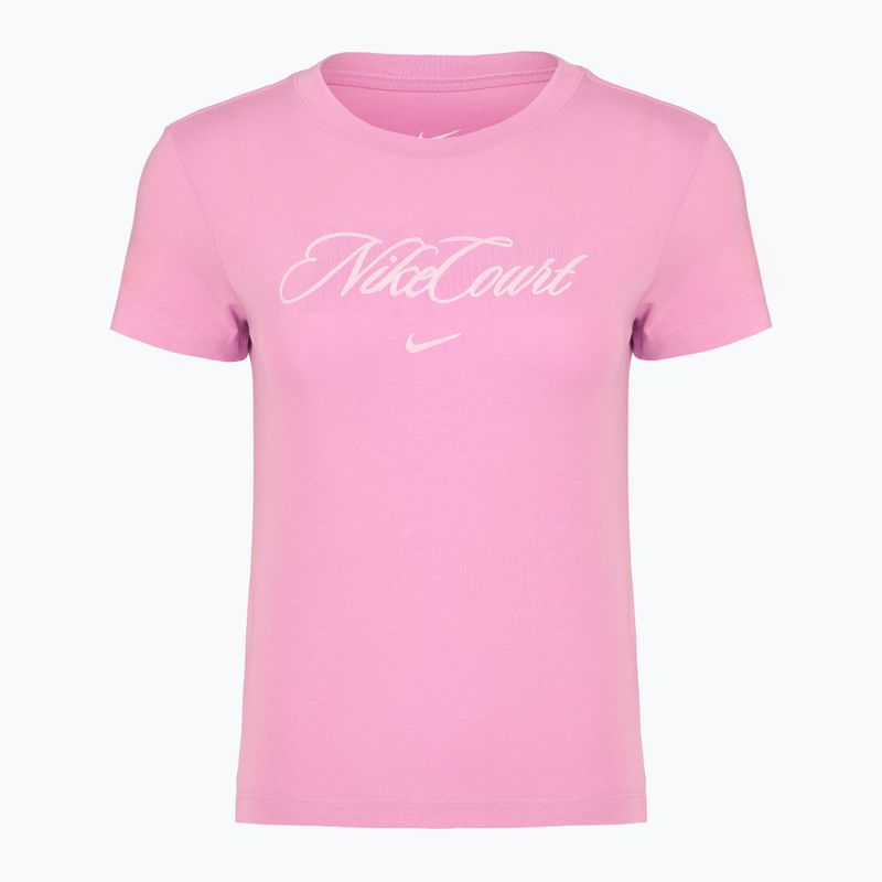 Tricou de tenis pentru femei Nike Court Heritage light magenta/pink foam 6