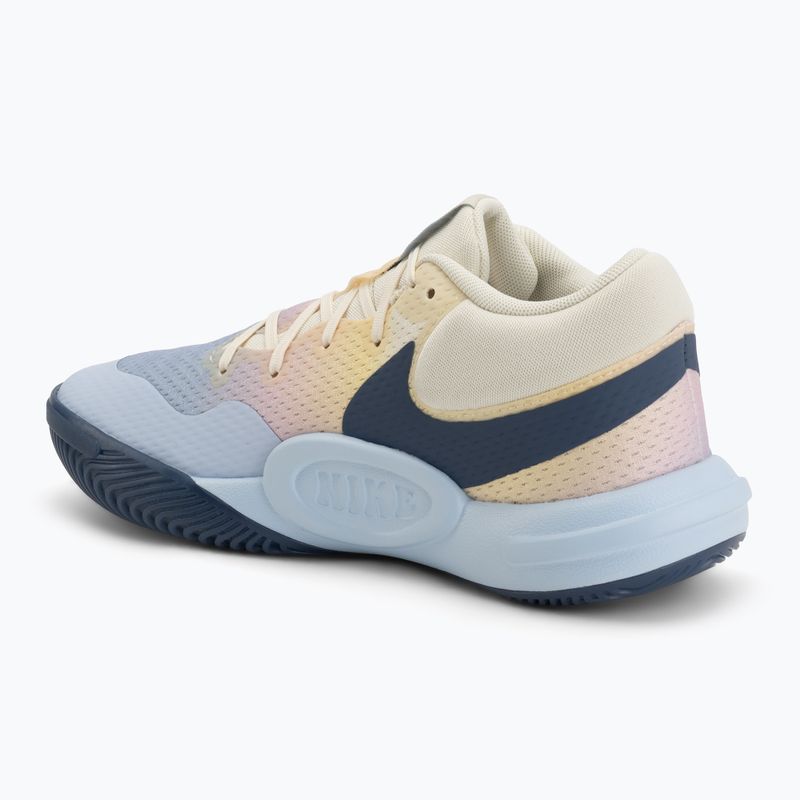 Încălțăminte de volei Nike Hyperquick SE coconut milk/diffused blue/hydrogen blue 3