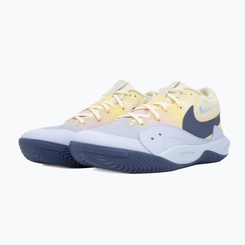 Încălțăminte de volei Nike Hyperquick SE coconut milk/diffused blue/hydrogen blue 3