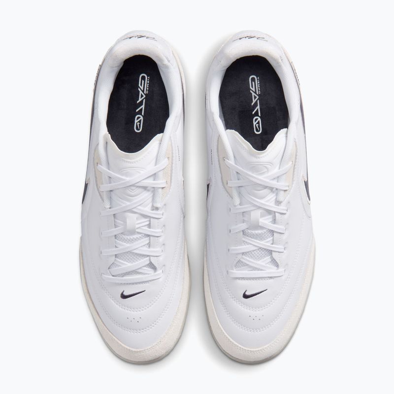 Încălțăminte de fotbal pentru bărbați Nike Streetgato white/moon particle/gridiron 3