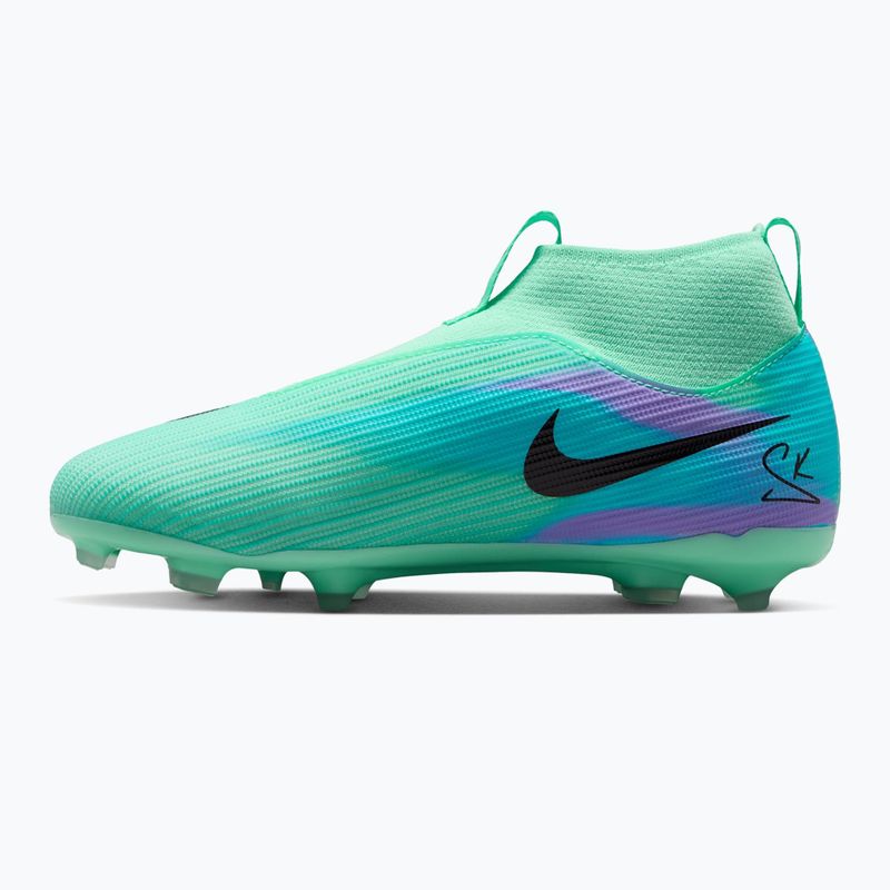 Încălțăminte de fotbal pentru copii Nike Jr. Mercurial Superfly 11 Academy green glow/black 2
