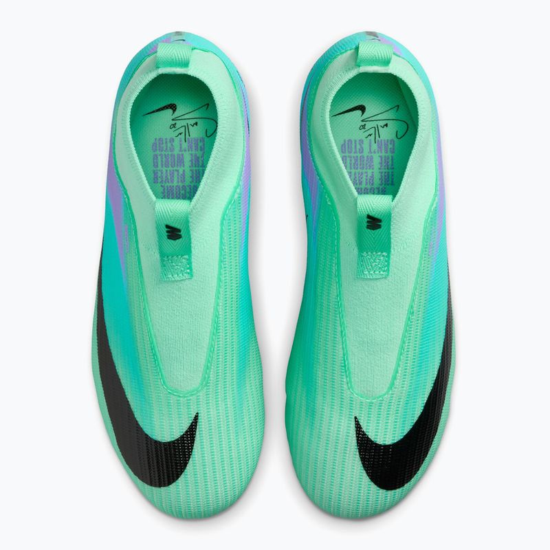 Încălțăminte de fotbal pentru copii Nike Jr. Mercurial Superfly 11 Academy green glow/black 4