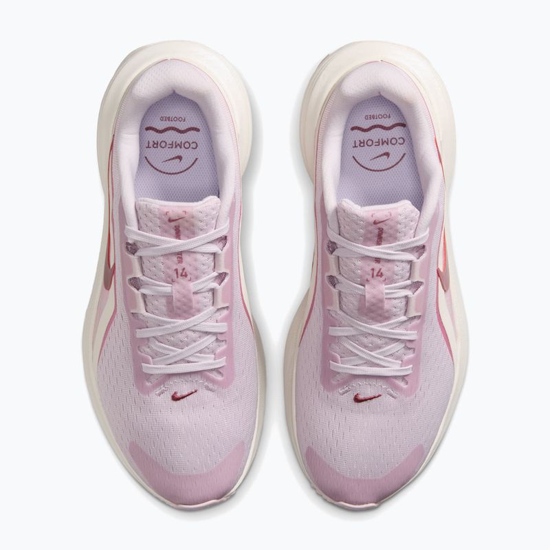 Încălțăminte de alergare pentru femei Nike Downshifter 14 bleached lilac/sail/pink rise/pink smoke 5