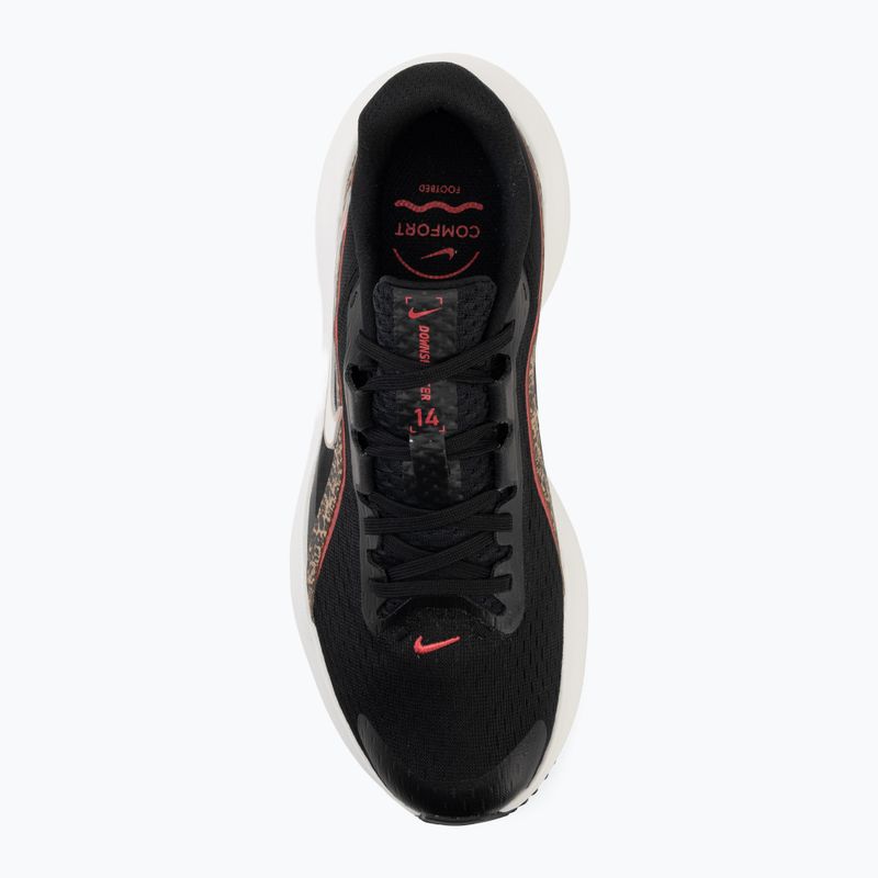 Încălțăminte de alergare pentru femei Nike Downshifter 14 black/british khaki/fusion red/sail 5