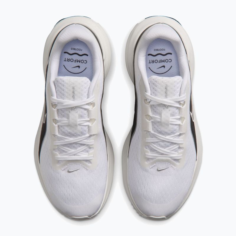 Încălțăminte de alergare pentru femei Nike Downshifter 14 white/summit white/metallic silver 5