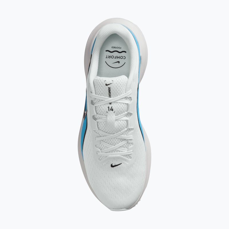 Încălțăminte de alergare pentru bărbați Nike Downshifter 14 off white/light current blue/black 4