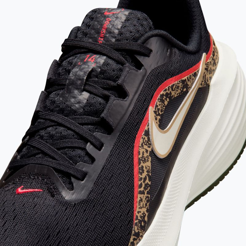 Încălțăminte de alergare pentru femei Nike Downshifter 14 black/british khaki/fusion red/sail 5