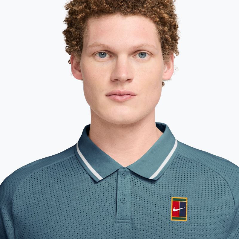 Tricou de tenis pentru bărbați Nike Court Heritage smokey blue/smokey blue 3