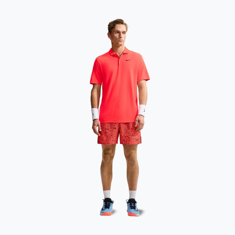 Tricou de tenis pentru bărbați Nike Court Dri-FIT Bright Crimson/Black 2