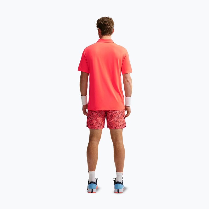 Tricou de tenis pentru bărbați Nike Court Dri-FIT Bright Crimson/Black 3
