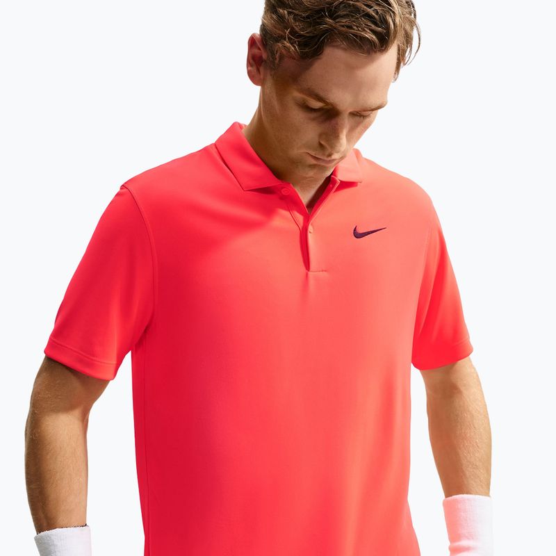Tricou de tenis pentru bărbați Nike Court Dri-FIT Bright Crimson/Black 4