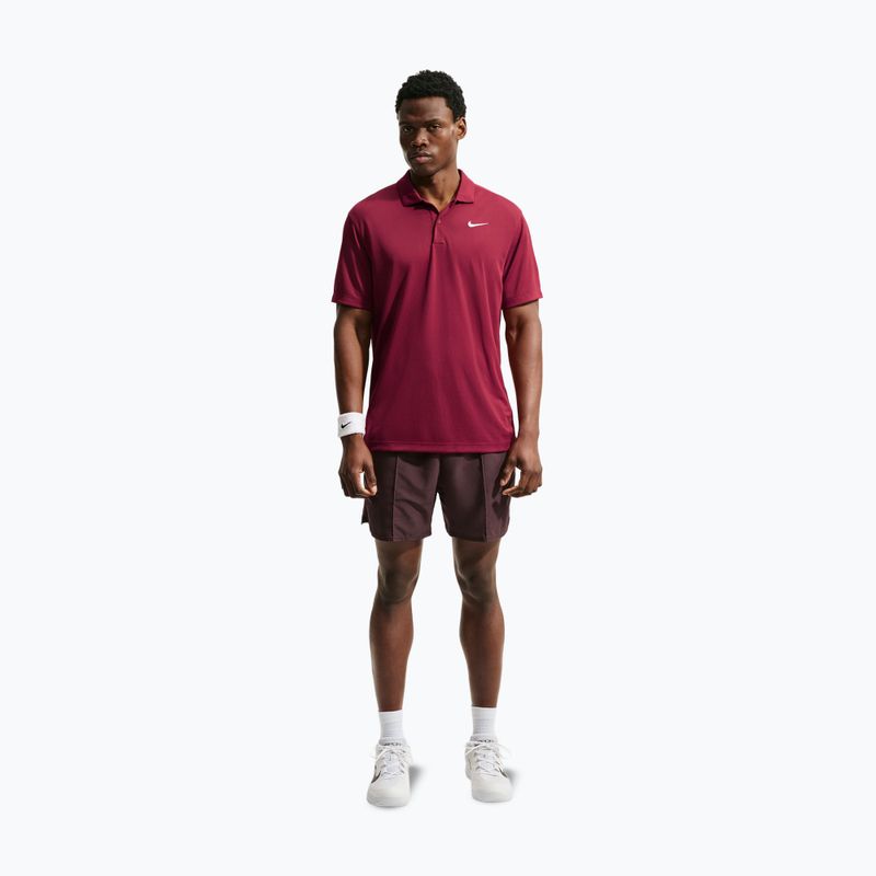 Tricou de tenis pentru bărbați Nike Court Dri-FIT Team Red/White 2