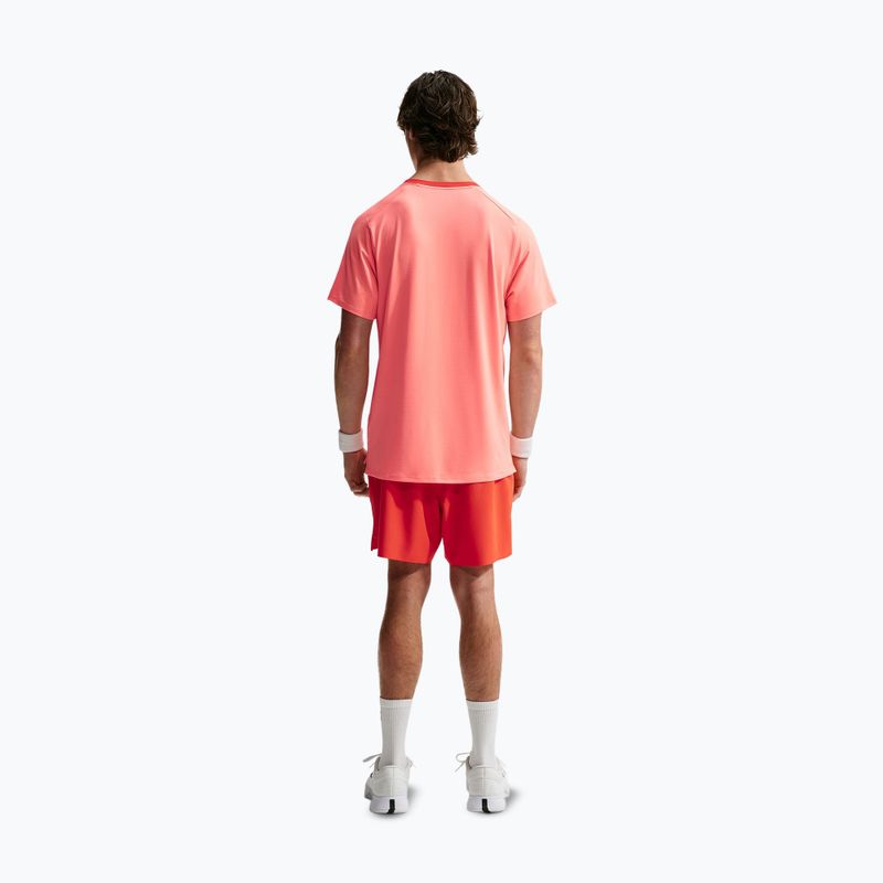 Tricou pentru bărbați Nike Court Dri-Fit Advantage atomic pink/picante red/picante red 3