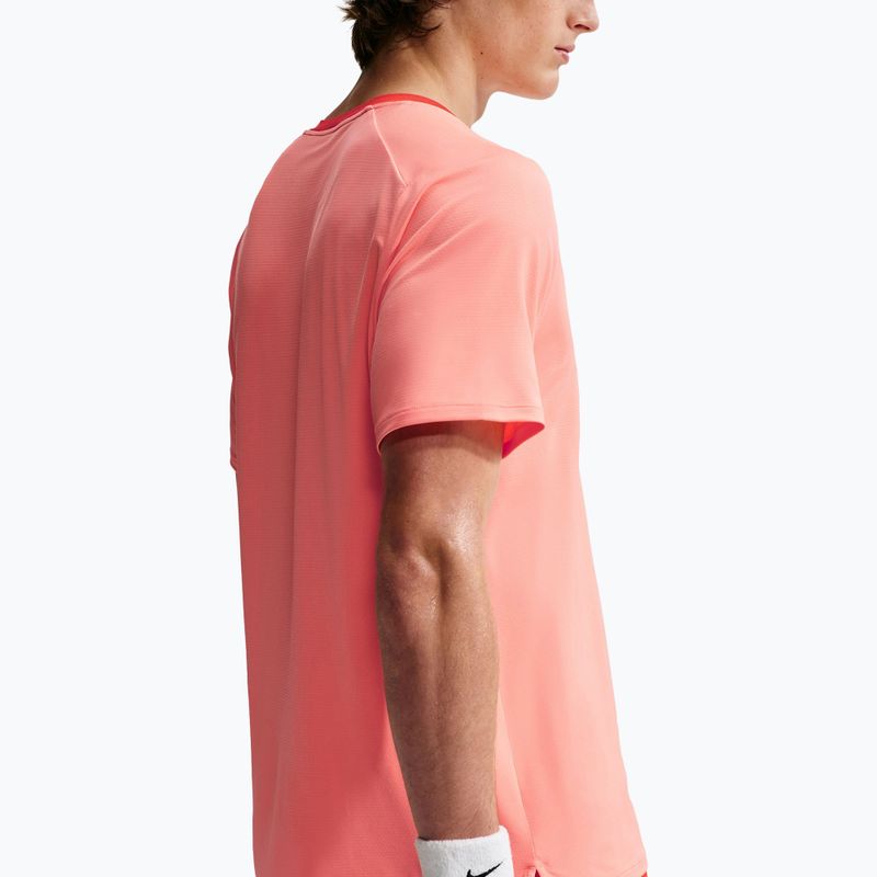 Tricou pentru bărbați Nike Court Dri-Fit Advantage atomic pink/picante red/picante red 5
