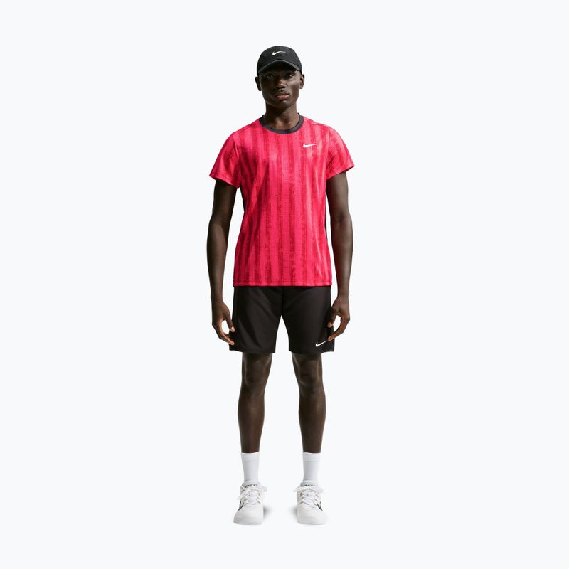 Tricou polo Nike Court Victory Team Red/Black/White 2