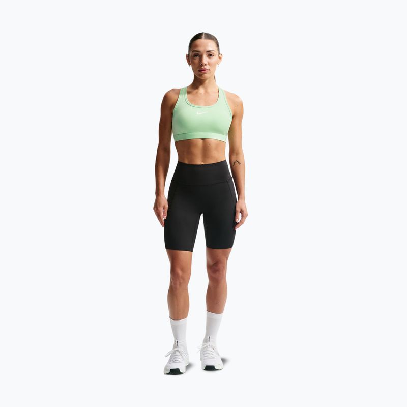 Sutien de antrenament Nike Swoosh cucumber calm/white 2
