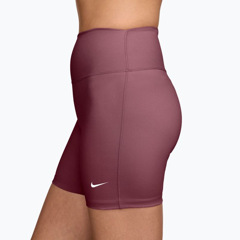 Pantaloni scurți de antrenament pentru femei Nike One pink smoke/white 2