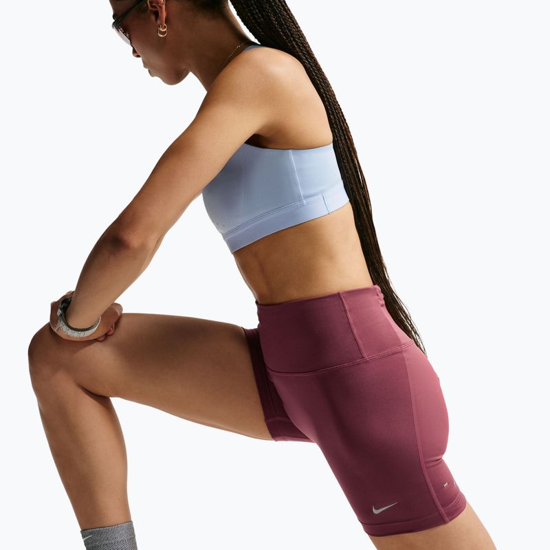 Pantaloni scurți de alergare pentru femei Nike Tempo pink smoke 6